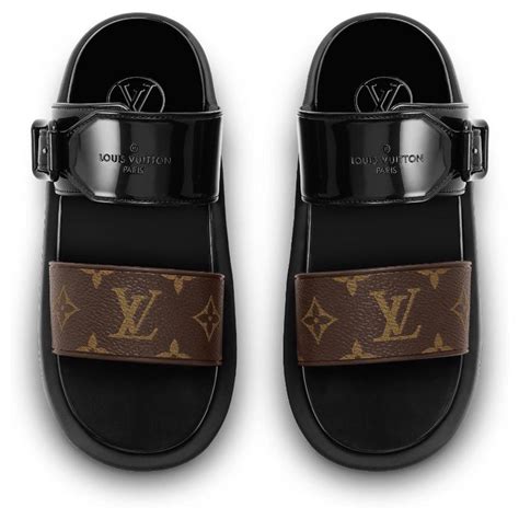 louis vuitton womens mules|lv sunbath flat mule.